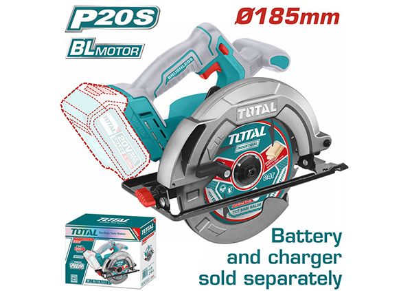 Մարտկոցային Շրջանաձև սղոց TOTAL  TSLI1851 34942