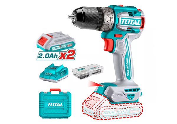 Литий-ионная компактная бесщеточная дрель 20В (TDLI20602)