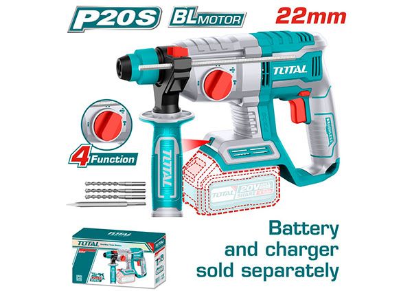 Lithium-Ion rotary hammer 20V (TRHLI20208)