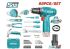 Impact Drill - Screwdriver  Tool Kits  89 pcs (THKTHP10892)