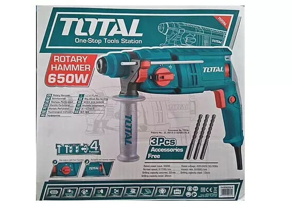 Electric Rotary Hammer / SDS Plus / 650V / 1,7 J  (TH306226)