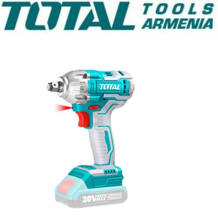 Аккумуляторный гайковерт и зажим 20 В (TOSLI23043)