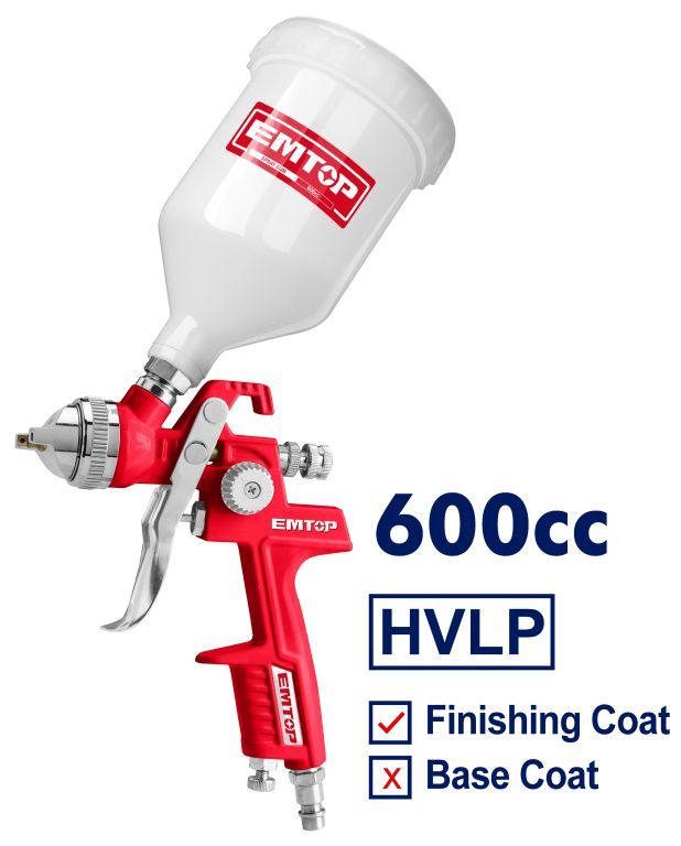 Краскораспылитель пневматический Emtop EASG06001