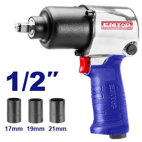 Hammer Air Impact Wrench Emtop EATL126801