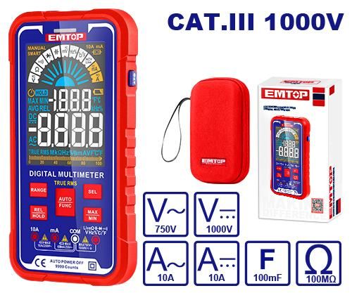 Digital Multimeter Emtop EDMR175015