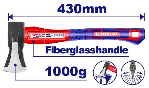 Топор Emtop EHAMAF0101