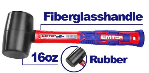 Киянка резиновая Emtop EHAMRH1601