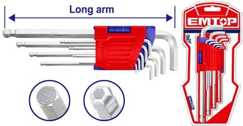 EHKY2091 ԷՄԹՈՊ Նաբոր Շեստիգրաննի 1,5-10մմ 9կտոր