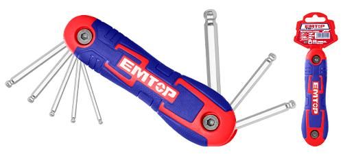 Набор шестигранников Emtop EHKY4082
