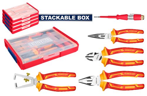 Набор изолированных инструментов 5шт Emtop EHTSV01P05