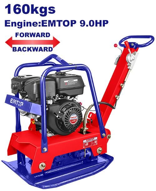Виброплита реверсная бензиновая Emtop EPCT091612