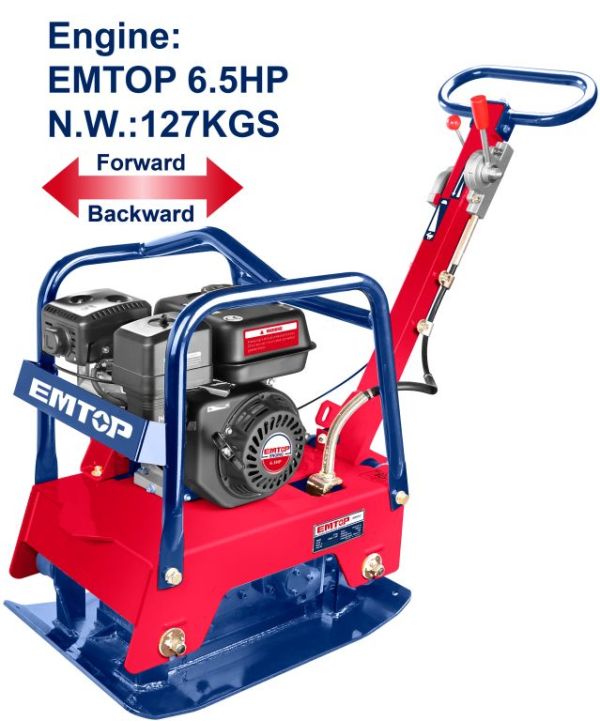 Виброплита реверсная бензиновая Emtop EPCT651212