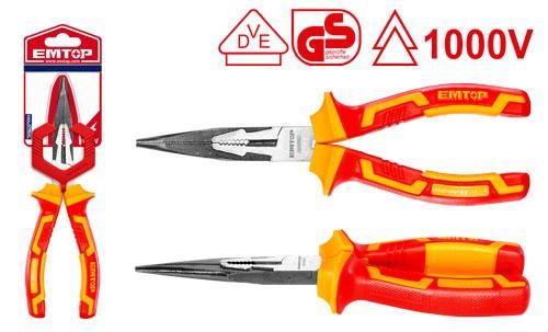 Тонкогубцы изолированные Emtop EPLRL0831