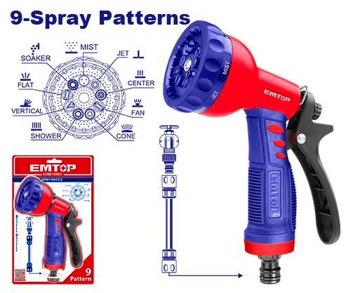 Регулируемый оросительный пистолет Emtop ESNE10901