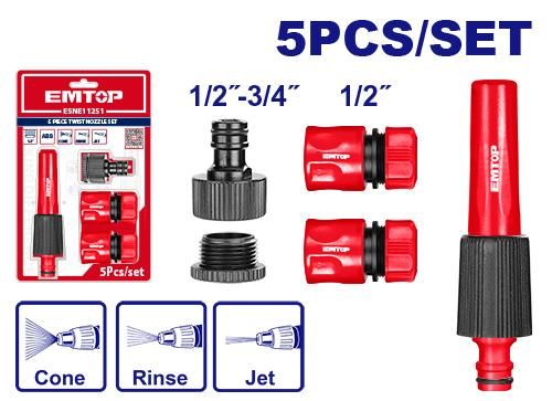 Набор для поливочного шланга Emtop ESNE11251