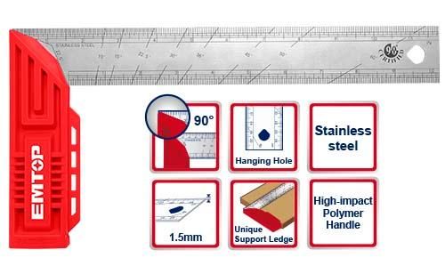 Угольник слесарный Emtop ESRR30001
