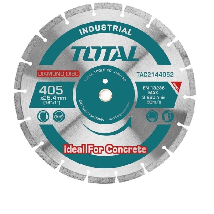 Алмазный диск для резки бетона 405x10x25.4 мм (TAC2144052)