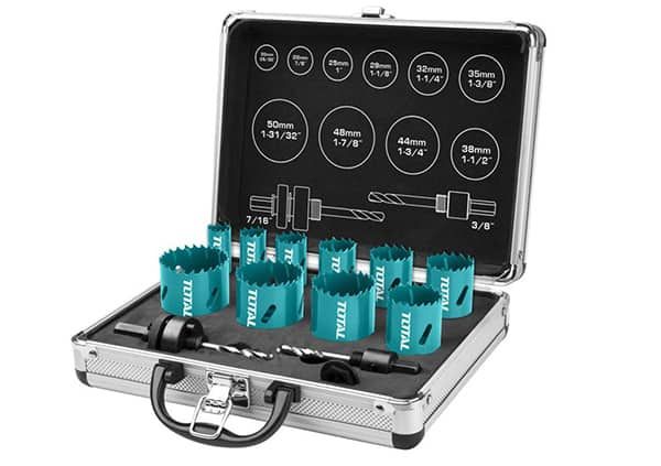 12 Pcs Bi-metal Hole Saw Set (TACSH1121 )