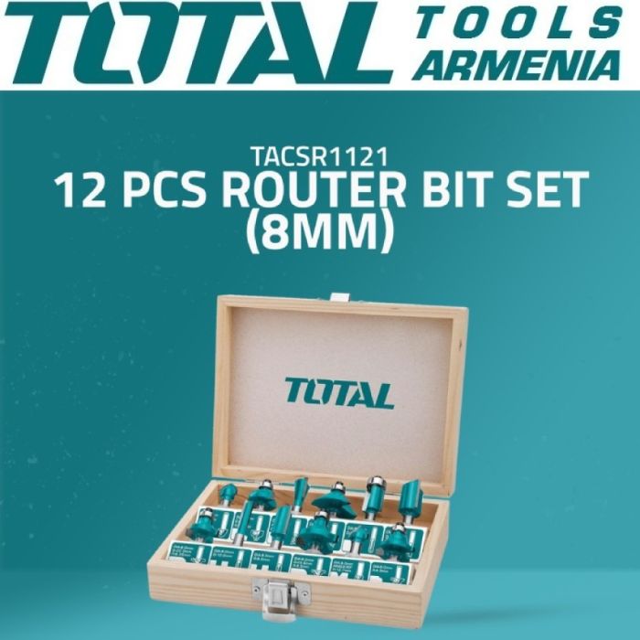 Ֆրեզի գլխիկների հավաքածու TOTAL TACSR1121 4220