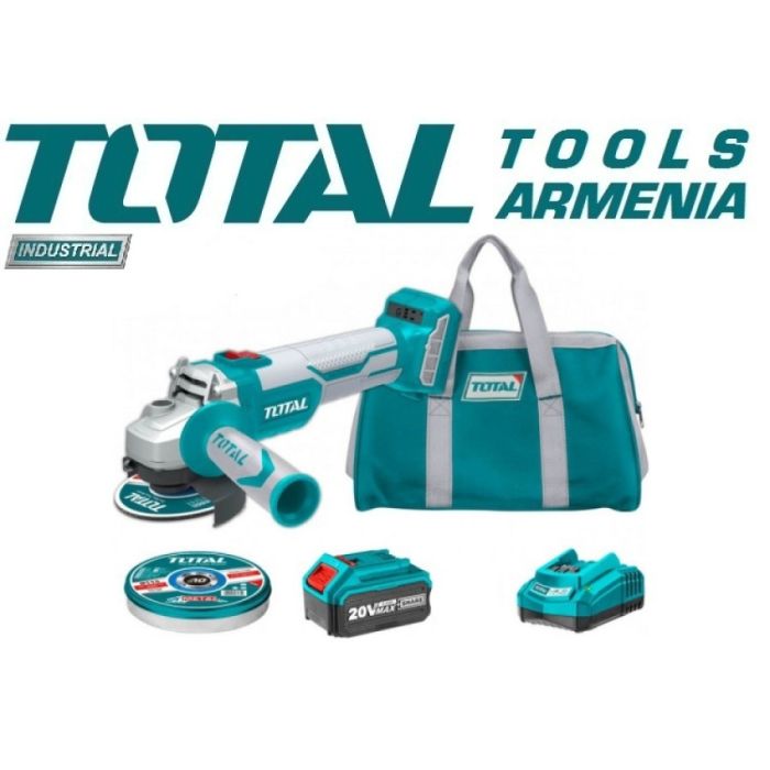 Аккумуляторная угловая шлифовальная машина 20 В (TAGLI2012582)