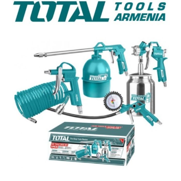 Набор пневмоинструмента 5 в 1 (TATK051)