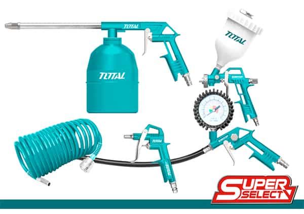 Օդով գործիքների հավաքածու TOTAL TATK053  5կտոր 16651
