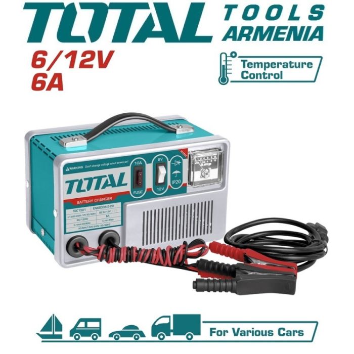 Battery charger TOTAL TBC1501