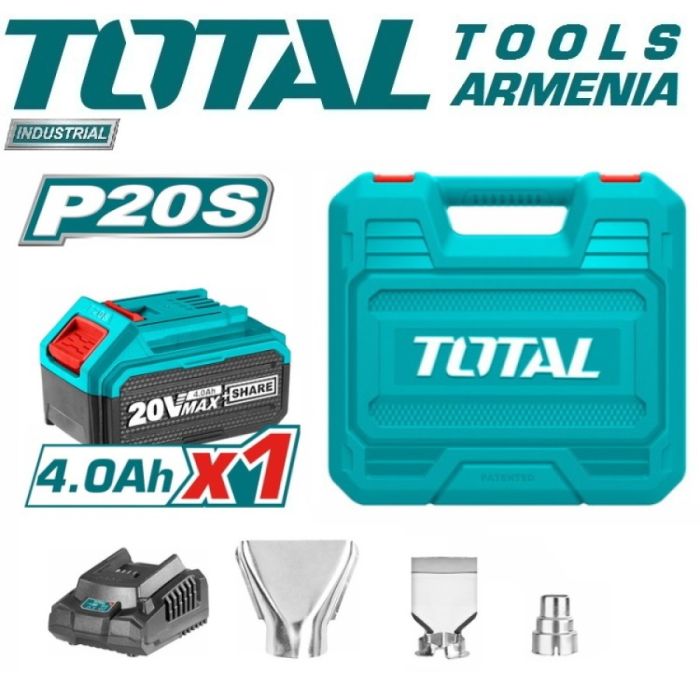 Литий-ионный строительный фен 20В (TBLI20025)