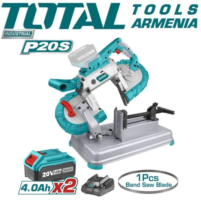 Սղոց ժապավենային 20V TOTAL TBSLI201272 34071