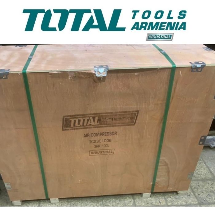 Օդայուղային գոտային կոմպրեսոր 100լ TOTAL TC2301006 21105