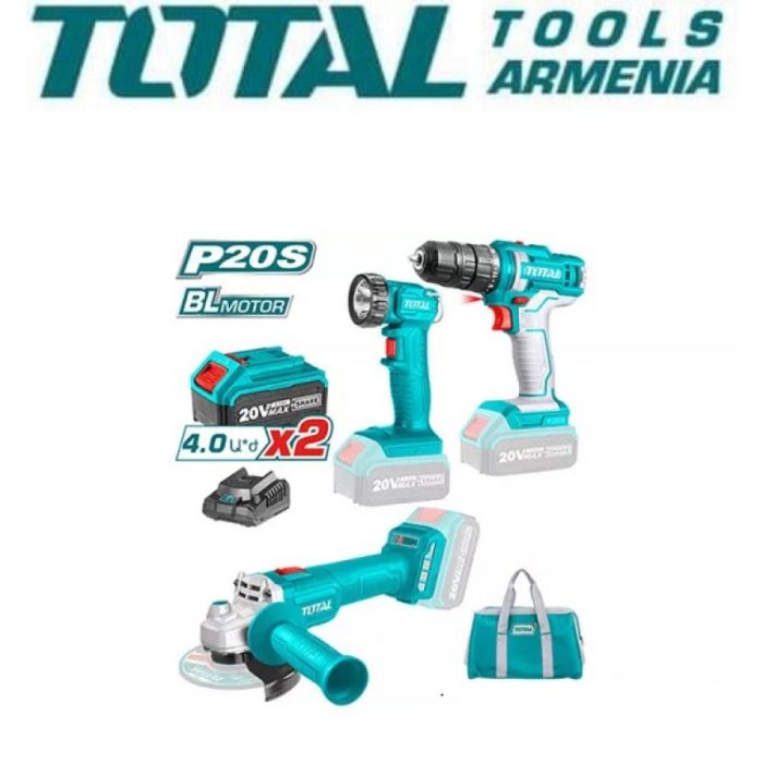 Набор электроинструментов TOTAL TCKLI20418