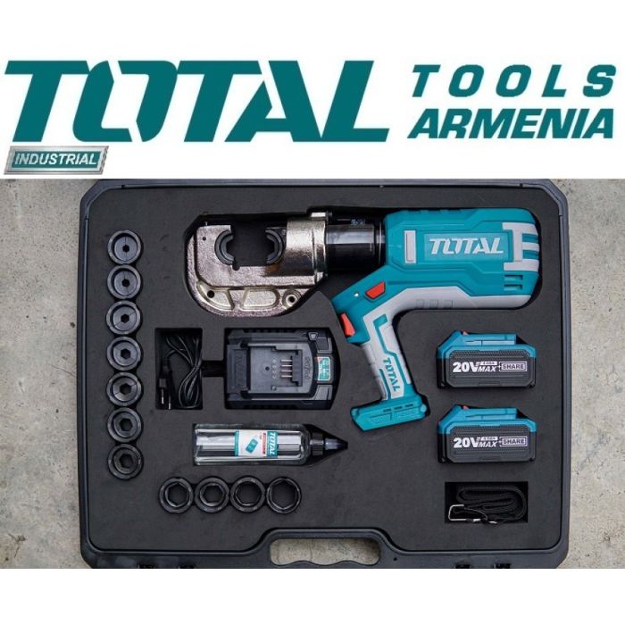 Lithium-Ion hydraulic crimping tool 20V / 4Ah (TCTLI2002)