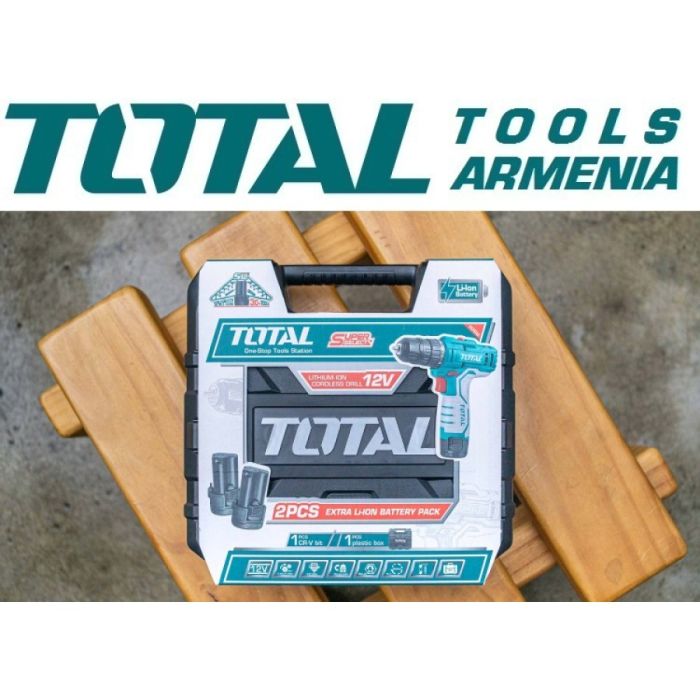 Li-ion Cordless Drill TOTAL TDLI12325