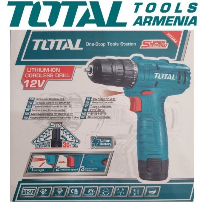 Аккумуляторная отвертка 12 В/1,5А/20 Нм (TDLI12415)