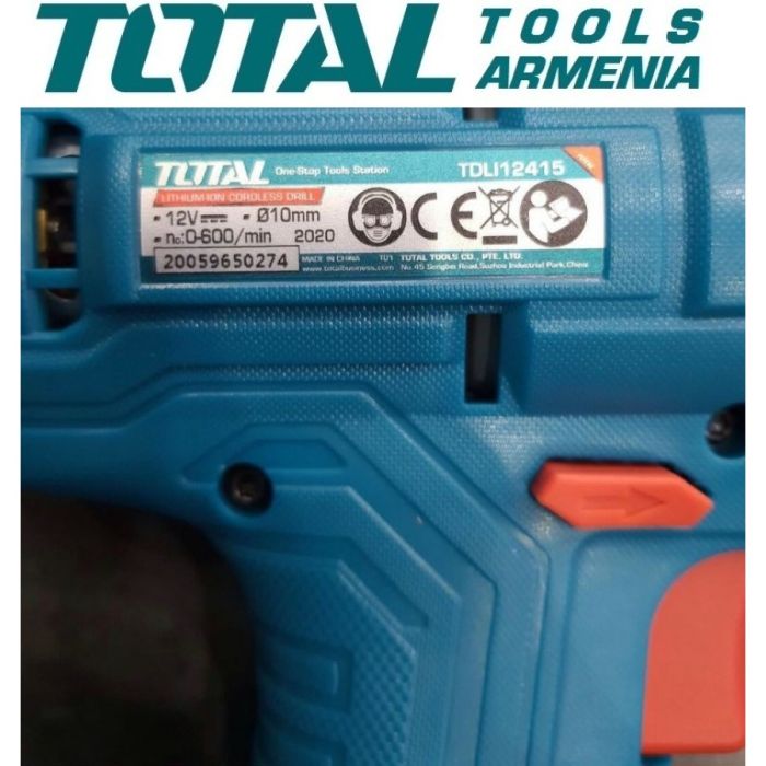 Аккумуляторная отвертка 12 В/1,5А/20 Нм (TDLI12415)