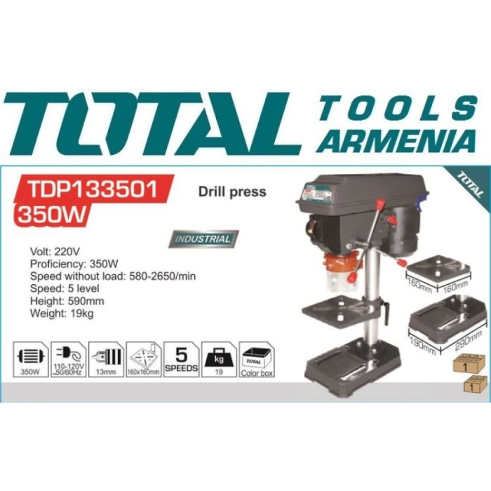Сверлильный станок 350 Вт (TDP133501)