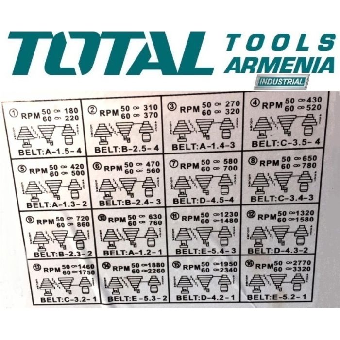 Сверлильный станок 750 Вт (TDP207502)