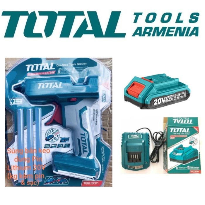 Клеевой пистолет аккумулятором  (TGGLI2001)