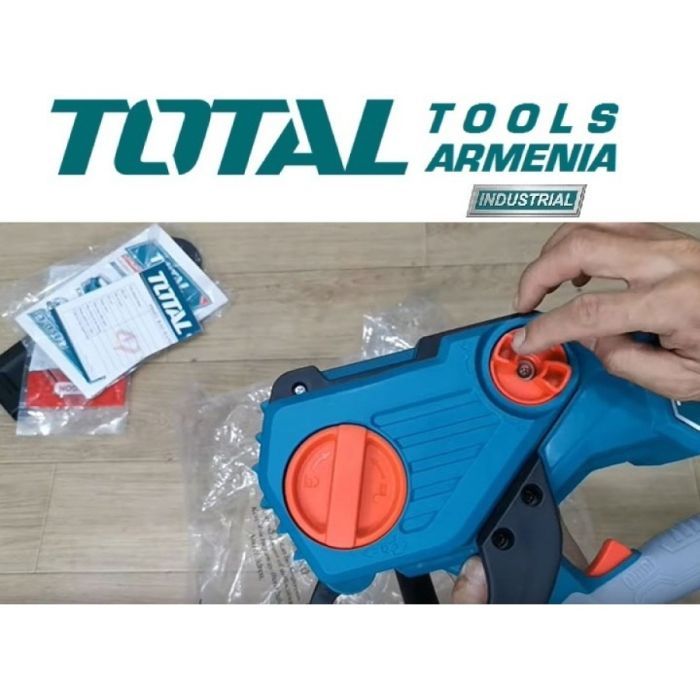Մարտկոցային շղթայավոր սղոց TOTAL 20 V TGSLI2001 14466