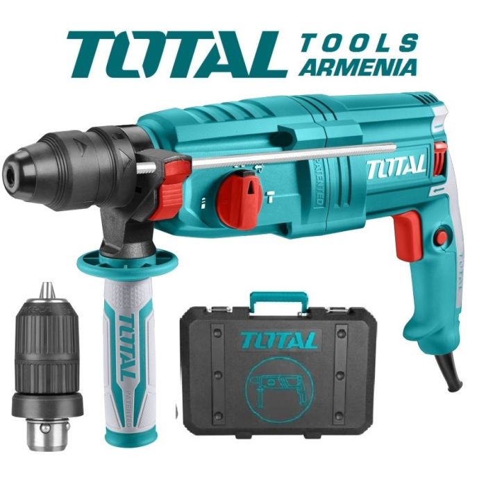 Электрическая Перфоратор / SDS Plus / 800В / 2,5 Дж / + Быстрозажимной патрон 13 мм (TH308266-2)