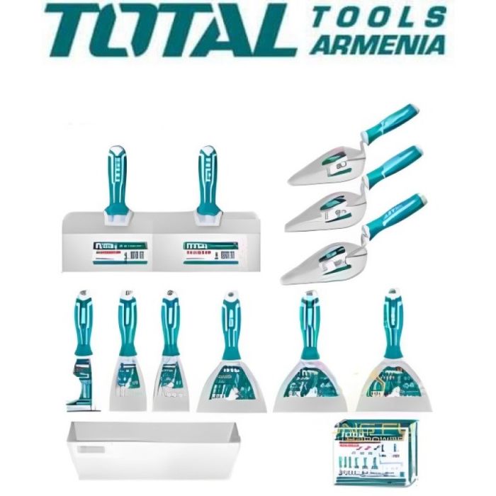 Набор инструментов для кладки и штукатурки 12 шт (THKBPS1206)