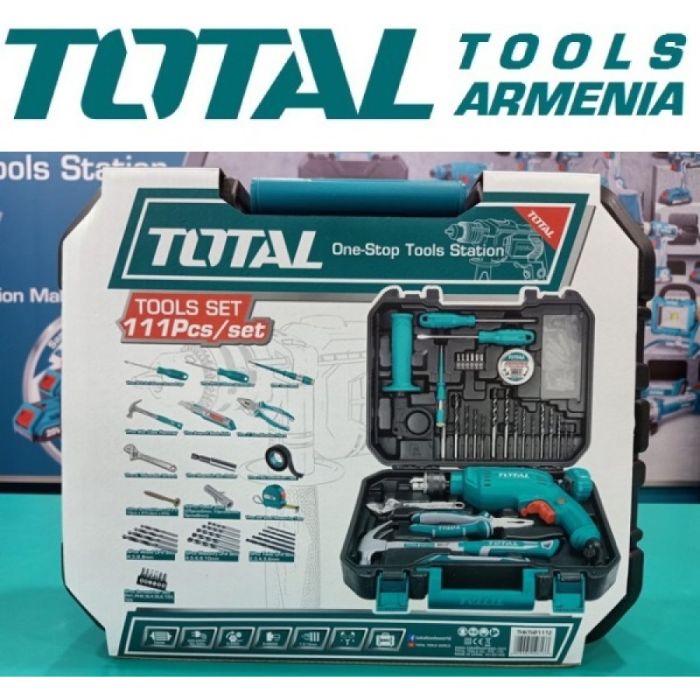 Գայլիկոնիչի հավաքածու TOTAL THKTHP1112 111կտոր 14467