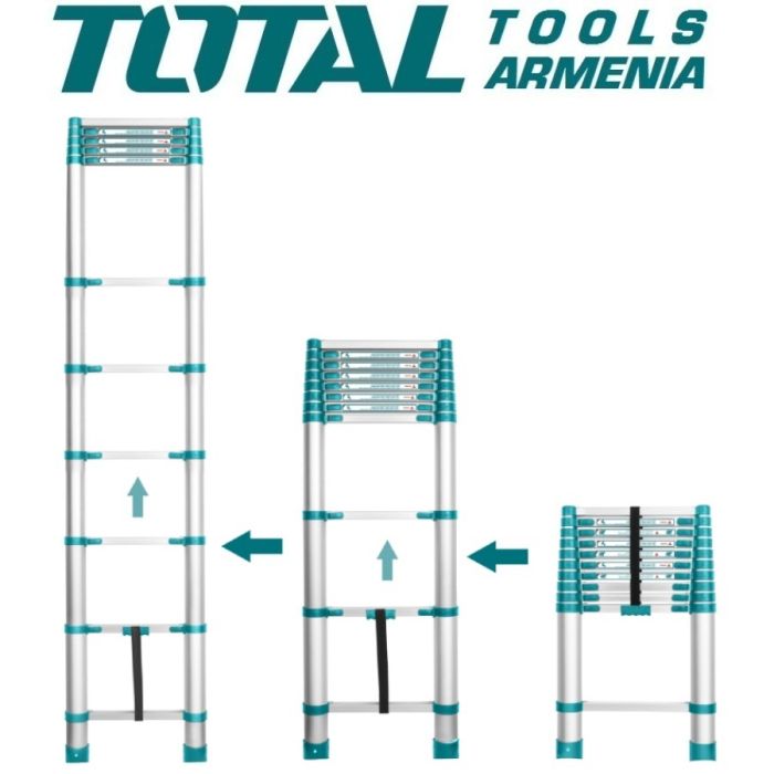 Телескопическая лестница 6 ступеней (THLAD08061)