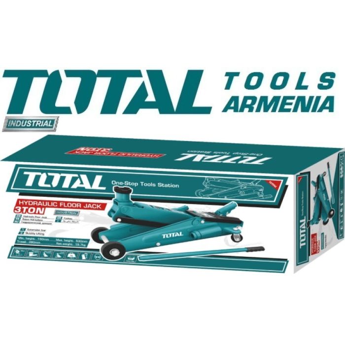 Домкрат гидравлический подкатной 3т (THT10831)
