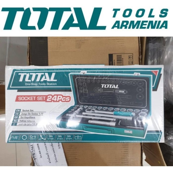 24 Pcs 1/2″ Socket Set (THT141253)