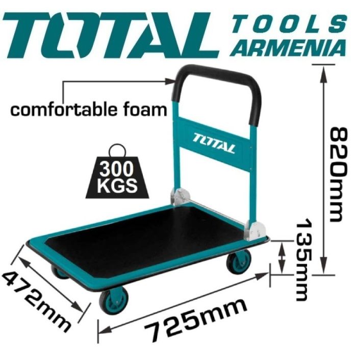 Foldable platform hand truck 300Kg (THTHP13002)