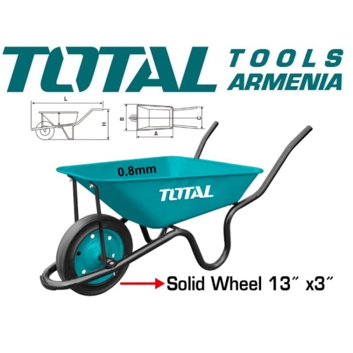 Wheel barrow 120 kg (THTWB380008)