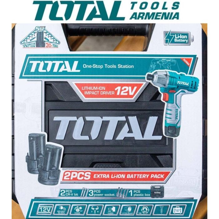 Li-ion Impact Driver TOTAL TIRLI1201