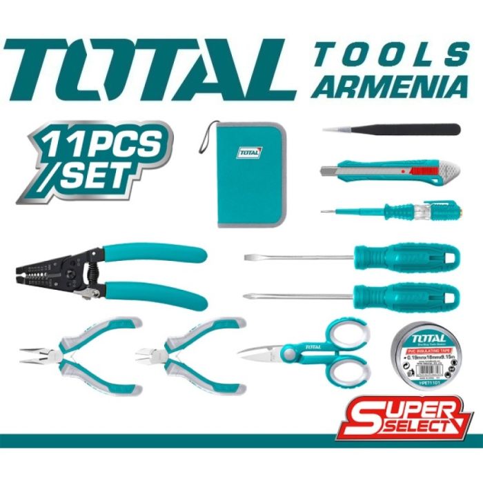 Набор инструментов электрика 11 шт (TKETS0111)