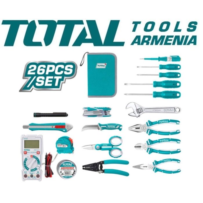 Набор инструментов электрика 26 шт. (TKETS0261)